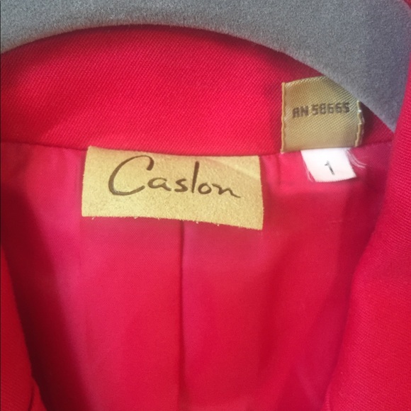 Caslon Red Spring 3/4 Length Jacket - Picture 2 of 7
